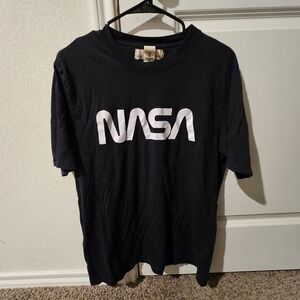NASA Graphic T Shirt L.O.G.G Label Of Graded Goods Black Menswear